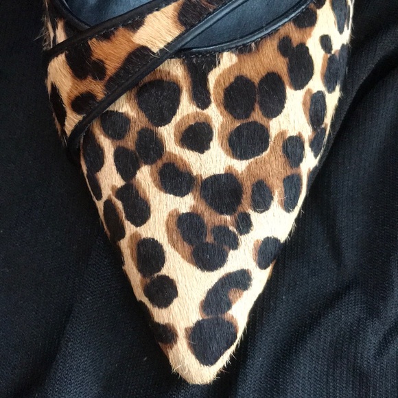 Calf skin leopard print Nine West held - size 11 - Picture 6 of 7